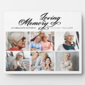 Herinneringsfoto Collage Gedenkboek Fotoplaat (Voorkant)