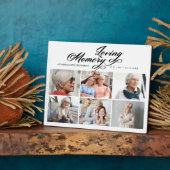 Herinneringsfoto Collage Gedenkboek Fotoplaat (Zijkant)