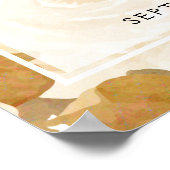 Herinneringsfoto Gele Bloem Welkomstbord Poster (Hoek)