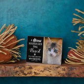 Herinneringsfoto-herdenking huisdier fotoplaat (Zijkant)