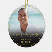 Herinneringsfoto Kerstherinnering Keramisch Ornament (Links)