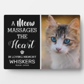 Herinneringsfoto Memoriaal Huisdier Fotoplaat (voorkant)