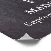 Herinneringsfoto Mozaïek In Lieve Herinnering Begr Poster (Hoek)