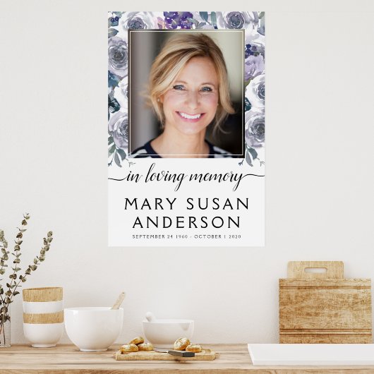 Herinneringsfoto Rozen Welkom Bord Poster (Keuken)