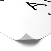 Herinneringsfoto welkomstbord poster (Hoek)