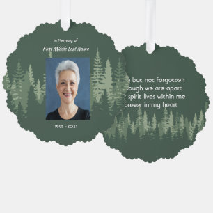 Herinneringsfoto Wildernis Bos Bomen Ornament Kaart