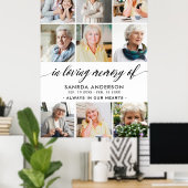 Herinneringsfotocollage Poster (Thuiskantoor)