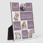 Herinneringsfotocollage ter nagedachtenis fotoplaat (Zijkant)