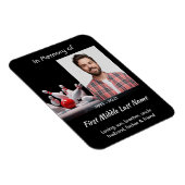 Herinneringsgeschenk Bowling-bowler Magneet (Rechterzijde)