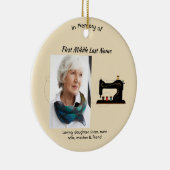 Herinneringsgeschenk Naaister Keramisch Ornament (Rechts)