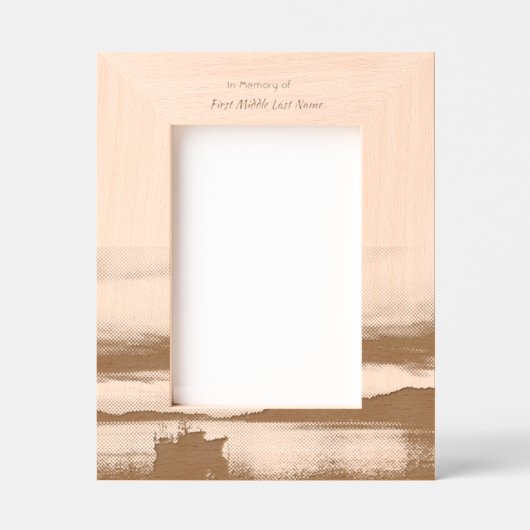 Herinneringsgeschenk Visboot Visser Gegraveerde Lijstjes (Voorkant)