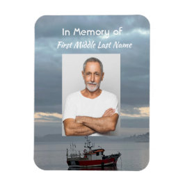 Herinneringsgeschenk Vissersboot Visser Magneet