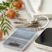 Herinneringsgeschenk Vissersboot Visser Sleutelhanger (Voorkant Rechts)