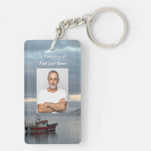 Herinneringsgeschenk Vissersboot Visser Sleutelhanger