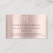 Herinneringsherinnering voor professionele benoemi visitekaartje (Achterkant)