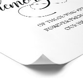 Herinneringskaars Brandt Bordje Poster (Hoek)