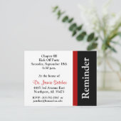 Herinneringskaart5 Uitnodiging Briefkaart (Staand voorkant)