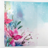 Herinneringskaart verlies van baby drieluik kaart (Binnenzijde eerst)