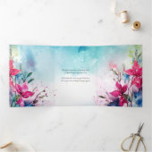 Herinneringskaart verlies van baby drieluik kaart (Binnen)