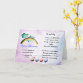 Herinneringskaart voor baby of kind kaart (Gele Bloem)