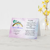 Herinneringskaart voor baby of kind kaart (Gele Bloem)