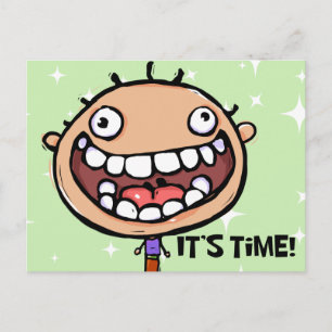 Herinneringskaart voor gebitscontrole briefkaart