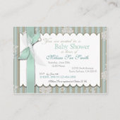 Herinneringskaart voor pasgeborenen informatiekaartje (Achterkant)