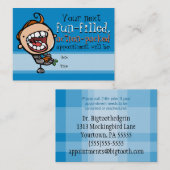 Herinneringskaart voor vingertopnamen afsprakenkaartje (Voorkant / Achterkant)