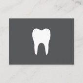 Herinneringskaarten voor gebitsontroering - grijze afsprakenkaartje (Achterkant)