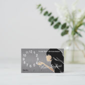 Herinneringskaarten voor haarstylist-benoeming afsprakenkaartje (Staand voorkant)