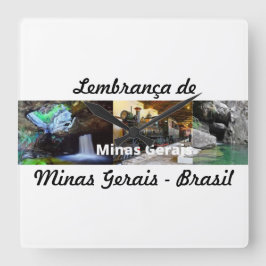 Herinneringsklok Minas Gerais Vierkante Klok