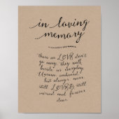 Herinneringsmonument, rouwkaart, Rustige kraft Poster (Voorkant)