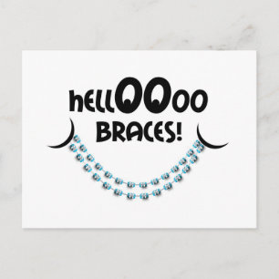 Herinneringsorthodontische benoeming Hallo Braces  Briefkaart