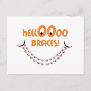 Herinneringsorthodontische benoeming Hallo Braces  Briefkaart