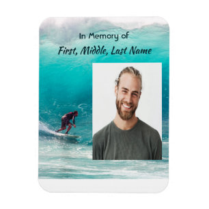 Herinneringssouvenir  Golfsurfer Water Magneet