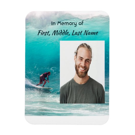 Herinneringssouvenir Golfsurfer Water Magneet (Verticaal)