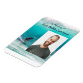 Herinneringssouvenir Golfsurfer Water Magneet (Linkerzijde)