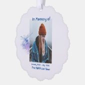 Herinneringssouvenir Herinneringslibel Ornament Kaart (Links)