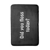 Herinneringsteken voor Tandfsflossing Badmat (Voorkant Verticaal)