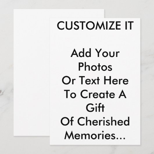 Herinneringsuitnodiging Kaart (Voorkant / Achterkant)