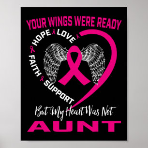 Herinneringsverlies van tante roze borstkanker bew poster