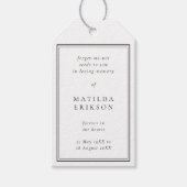 Herinneringszaadpakket | Eligant dankgeschenk voor Cadeaulabel (Voorkant)