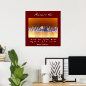 herinnert zich 9/11 poster (Thuiskantoor)