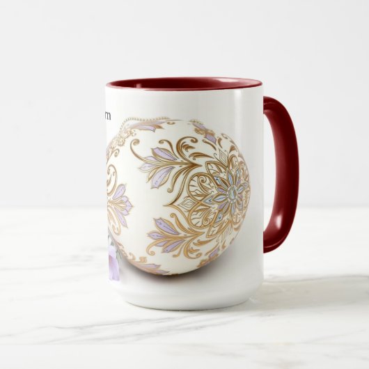 Heritage Artisanal Egg Aesthetic Brunch Mok (Voorkant rechts)