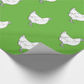 Heritage Breed Kickens - legerpatronen Cadeaupapier (Hoek)