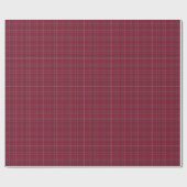HERITAGE | Burgundy Tartan Holiday Cadeaupapier (Vlak)