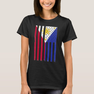 Heritage Descendant Filipino Roots Filipijnse vlag T-shirt