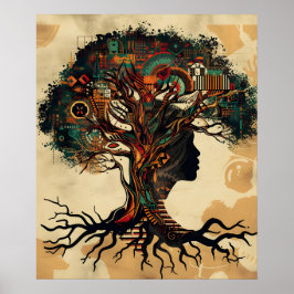 Heritage Echoes: Afro-Amerikaanse roots geïnspiree Poster