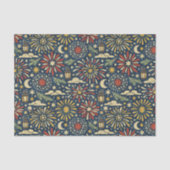 Heritage Firelight Celebration Pattern Tissuepapier (Voorkant)