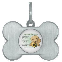 Heritage gele lab Puppy Gifts Huisdieren Naamplaatje